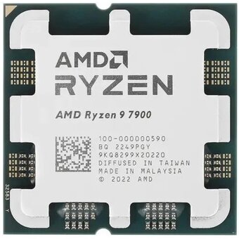  Процессор AMD Ryzen X12 (100-000000590) 7900 SAM5 OEM 65W 3700 