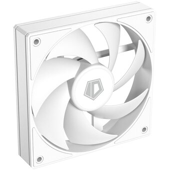  Вентилятор ID-COOLING AF-125-W Trio (3 in 1) 120x120x25мм (PWM, резиновые углы, белый, 500-2000об/мин) Box 