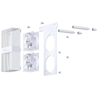  Радиатор для оперативной памяти JONSBO NF-2 ARGB White (2x50mm ARGB FAN, белый, 4-pin, 3-pin 5V) 
