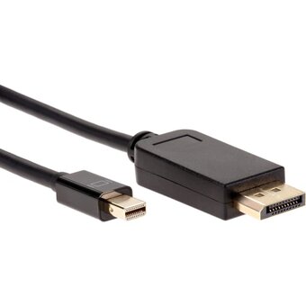  Кабель-переходник VCOM CG682-1.8M Mini DisplayPort M- Display Port M 4K*60 Hz 1,8м (4895182211117) 