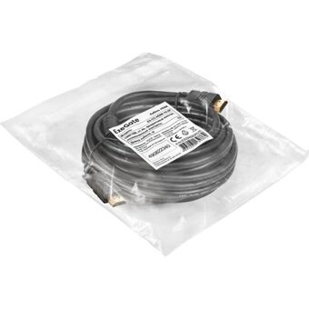  Кабель ExeGate EX294693RUS HDMI EX-CC-HDMI-10.0F (19M/19M, 10м, v1.4b, ферритовые кольца, позолоченные контакты) 