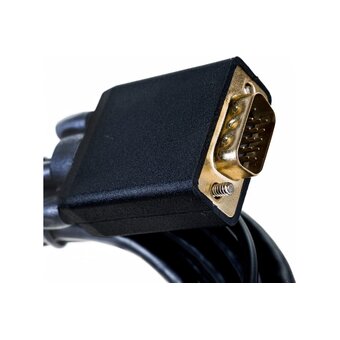  Кабель Cablexpert A-HDMI-VGA-03-10 HDMI-VGA 19M/15M + 3.5Jack 3м черный 