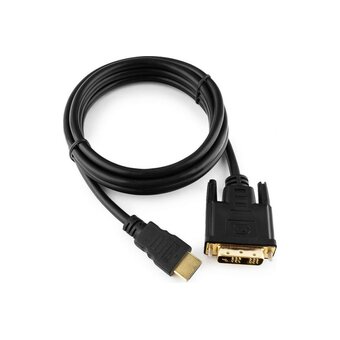  Кабель Cablexpert CC-HDMI-DVI-4K-6 (19357) HDMI-DVI 4K 19M/19M 1.8м single link нейлоновая оплетка 
