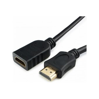  Кабель удлинитель Cablexpert CC-HDMI4X-0.5M HDMI v2.0 19M/19F 0.5 м черный экран 