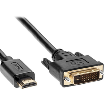  Кабель TV-com LCG135F-2M HDMI to DVI-D (19M-25M) 2м, 2 фильтра 