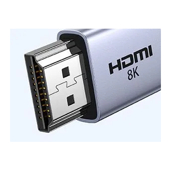  Кабель UGREEN HD164 (15517) Micro HDMI to HDMI 8K Cable 2m Space Gray 