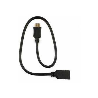  Кабель удлинитель Cablexpert CC-HDMI4X-0.5M HDMI v2.0 19M/19F 0.5 м черный экран 