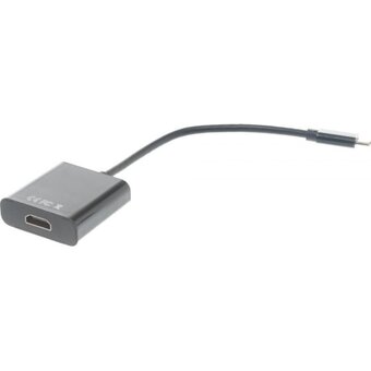  Переходник Cablexpert A-CM-HDMIF-01 USB Type-C/HDMI 15см 