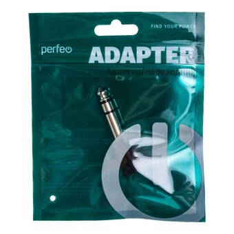  Переходник Perfeo A7023 Jack 6.35мм вилка-Jack 3.5мм розетка стерео-аудио 