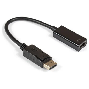  Кабель-переходник Exegate EX-DPM-HDMIF-0.15 EX284921RUS DisplayPort-HDMI 20M/19F 0,15м 