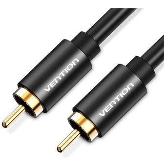  Кабель аудио Vention VAB-R09-B100 RCA M/RCA M 1м чёрный 