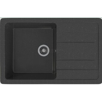  Кухонная мойка Gammastone GS-14 черная матовая 
