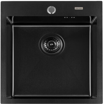  Кухонная мойка Arfeka Eco PVD AR 500*500см Nano Black 