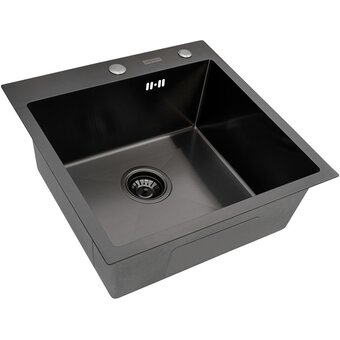  Кухонная мойка Arfeka Eco PVD AR 500*500см Nano Black 