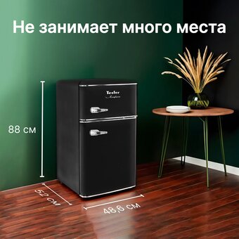  Холодильник TESLER RT-97 Black 