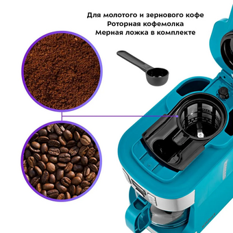  Кофемашина Kitfort КТ-7237 