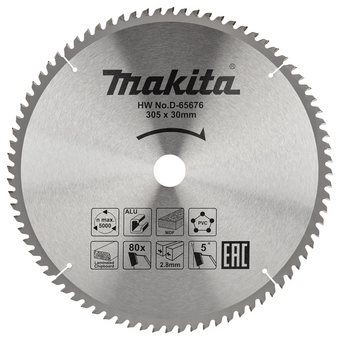  Диск п/п Makita D-65676 305*30*80 универсальный 