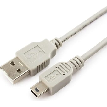  Кабель Gembird PRO CCF-USB2-AM5P-6 USB 2.0 1.8м А-miniB (5 pin) позол.конт., фер.кол. 