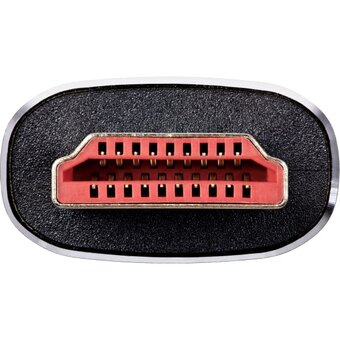  Кабель Vcom ACG859B-1.0 HDMI 19M/M, ver. 2.1 8KX60Hz Econom оплетка 1m iOpen 