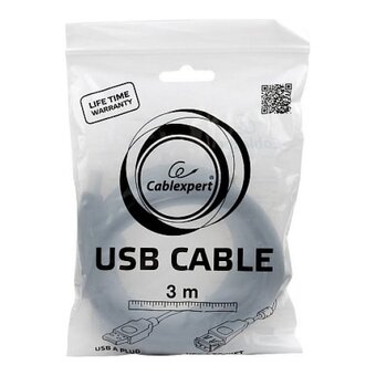  Кабель удлинительный Gembird PRO CCF-USB2-AMAF-10 USB 2.0 3.0м AM/AF позол.конт., фер.кол., пакет 