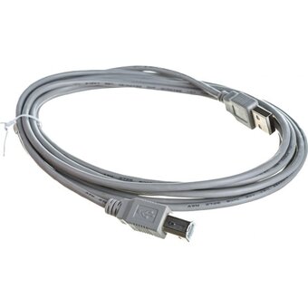  Кабель Gembird CCF-USB2-AMBM-10 USB 2.0 PRO 3.0м AM/BM позол.конт., фер.кол., пакет 