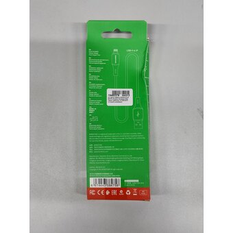  УЦ Дата-кабель BOROFONE BX79 silicone charging data cable Lightning 1м белый (плохая упаковка) 