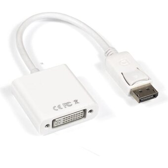  Кабель-переходник ExeGate EX-DPM-DVIF-0.1 EX294678RUS DisplayPort-DVI 20M/19F 0,1м 