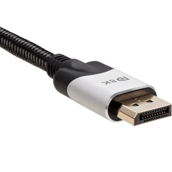  Кабель соединительный VCOM CG635-1.5M Display port v1.4, 8K 60Hz, 1.5m 
