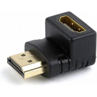  Переходник Cablexpert A-HDMI90-FML HDMI-HDMI 19F/19M угловой соединитель 90 
