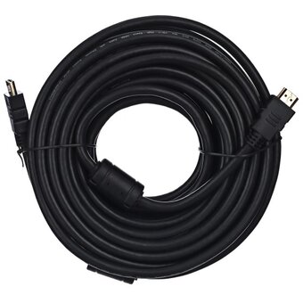  Кабель Aopen ACG711D-20M HDMI 19M/M ver 2.0, 20М, 2 фильтра (4895182204270) 