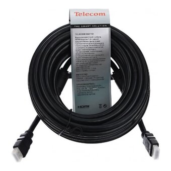  Кабель Telecom CG511D (CG511D-10M) HDMI(19M)-HDMI(19M) v1.4 4K, 10 м, черный 