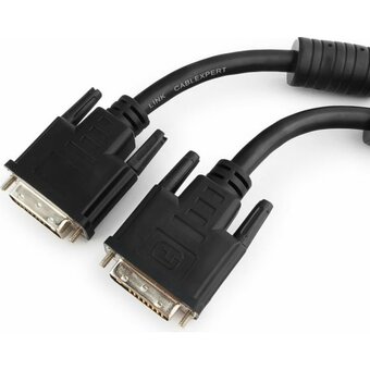  Кабель Gembird/Cablexpert CC-DVI2-BK-10M DVI-D dual link 25M/25M 10м черный 