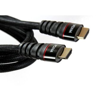  Кабель Vcom CG526S-B-1.8M HDMI ver 2.0 19M/M черные коннекторы 1.8m Blister 