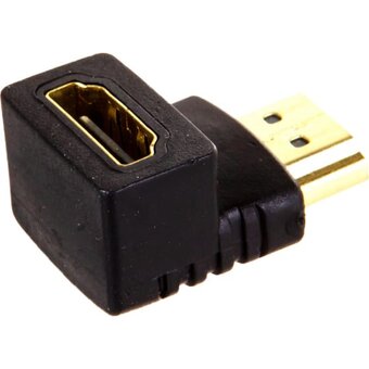  Переходник Cablexpert A-HDMI90-FML HDMI-HDMI 19F/19M угловой соединитель 90 