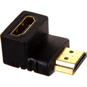  Переходник Cablexpert A-HDMI90-FML HDMI-HDMI 19F/19M угловой соединитель 90 