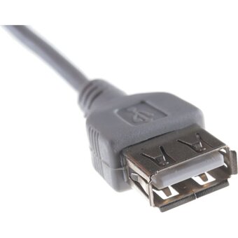  Кабель удлинительный Gembird PRO CCF-USB2-AMAF-6 USB 2.0 1.8м AM/AF позол.конт., фер.кол., пакет 