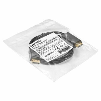  Кабель ExeGate EX-CC-DP-HDMI-1.0 EX294708RUS DisplayPort-HDMI 20M/19M 1,0м 