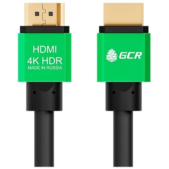  Кабель Greenconnect GCR-50961 HDMI 2.0 HDR 4:2:2 Ultra HD 4K 60 fps 60Hz/5K*30Hz 3D Audio 1.2m черный 