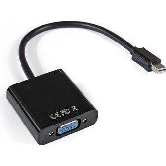  Кабель-переходник Exegate EX-mDPM-VGAF-0.15 EX284923RUS miniDisplayPort-VGA mini20M/15F 0,15м 