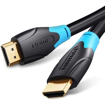  Кабель Vention AACBF HDMI High speed v2.0 with Ethernet 19M/19M 1м 