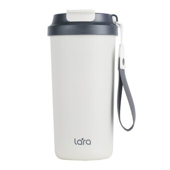  Термокружка LARA LR04-27 White белый/черн 