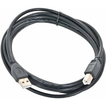  Кабель Gembird CCP-USB2-AMBM-10 USB 2.0 PRO 3.0м AM/BM позол. контакты, пакет 