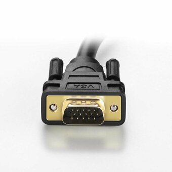  Кабель UGREEN VG101 11632 VGA Male to Male Cable 5m Black 