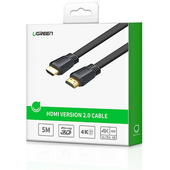  Кабель UGREEN ED015 50819 HDMI Flat Cable 1.5m 