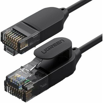  Кабель UGREEN NW122 (70653) CAT 6A Pure Copper Ethernet Cable OD2.8 3m Black 