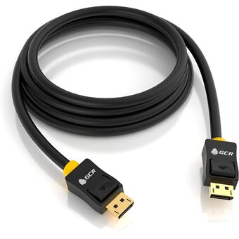  Кабель Greenconnect GCR-DP2DP-2.0m DisplayPort v1.2 20M/20M 2.0m черный 28/28 AWG 