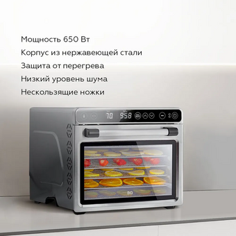  Сушилка для овощей и фруктов BQ FD1007 Steel 