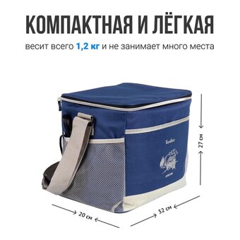  Автохолодильник Tesler TCB-1422 14л синий/белый 