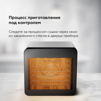  Сушилка для овощей и фруктов BQ FD1006 Black-Steel 
