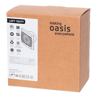  Электровентилятор канальный OASIS Making Everywhere (Loft 100/97) 
